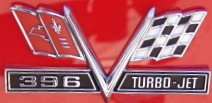 SS396 Turbo-Jet fender emblem