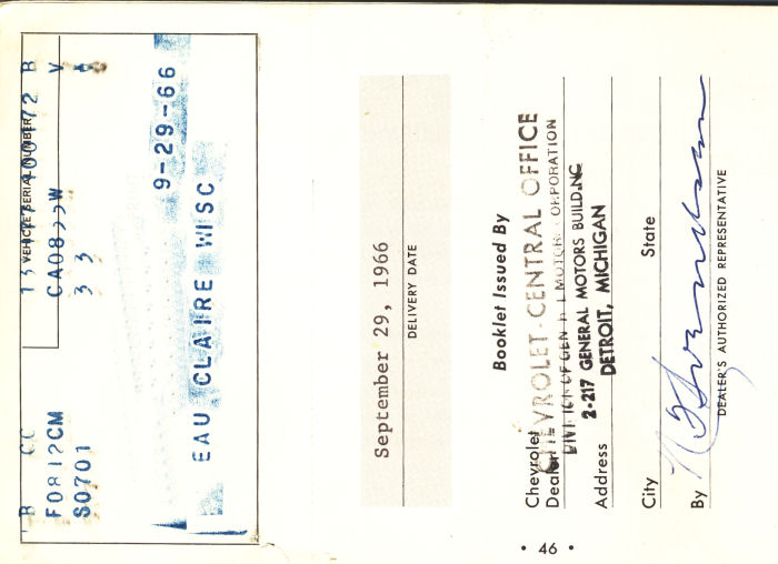 Inside back page with imprint
