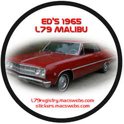 L79 Registry Sticker