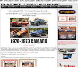 Camaro Registry