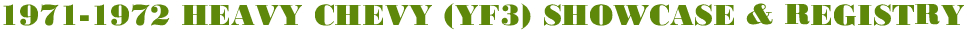 YF3 Registry