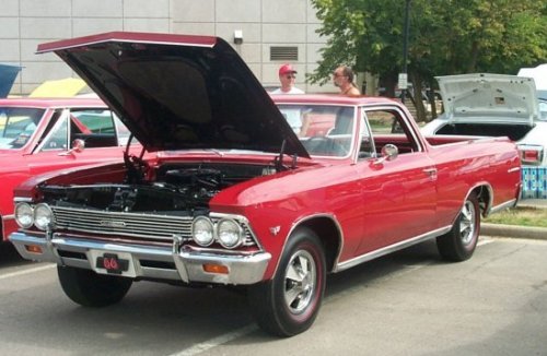 1966 El Camino in Regal Red