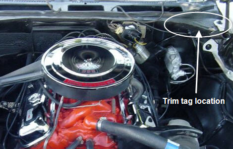 Trim tag location on firewall - 07/29/2009