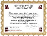 Copyright © L78 Registry - All Rights Reserved