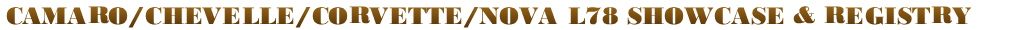 Copyright � L78 Registry - All Rights Reserved