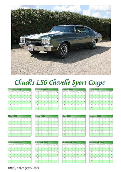 LS6 Registry Calendar