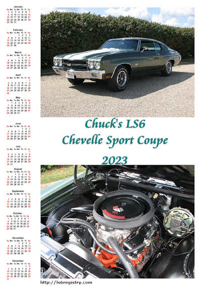 LS6 Registry Calendar