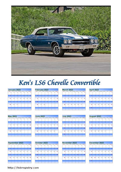 LS6 Registry Calendar