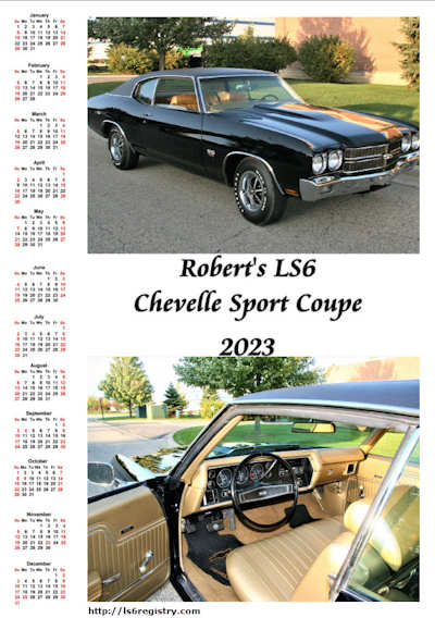 LS6 Registry Calendar