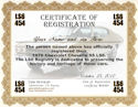 Custom Registry Certificate